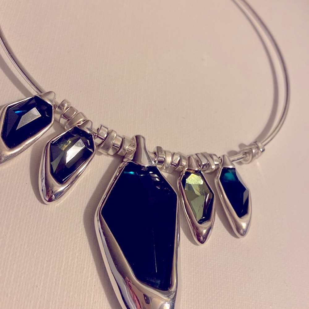 Robert Lee Morris soho wire collar stone necklace - Picture 2 of 4